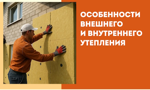 Какие особенности внешнего и внутреннего утепления в Бирске